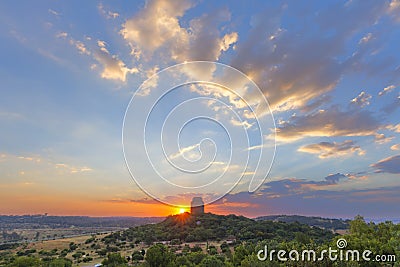 Sunset in Pretoria Stock Photo