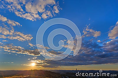 Sunset at Pretoria Stock Photo