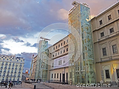 Reina Sofia Museum. Madrid Editorial Stock Photo