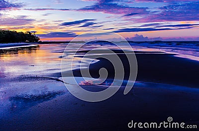 Sunset Seascape Stock Photo