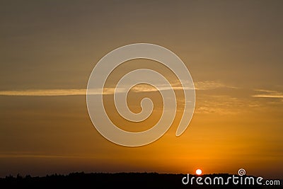 Sunset sky for backgrounds Stock Photo