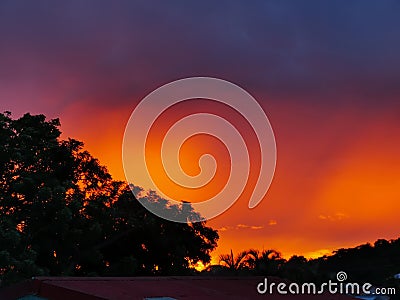 Sunset Stock Photo