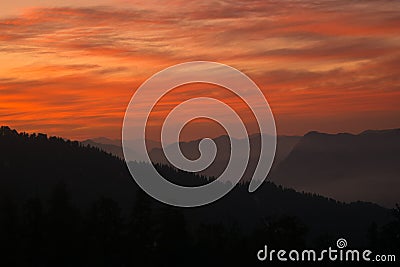 Sunset sky tones! Stock Photo