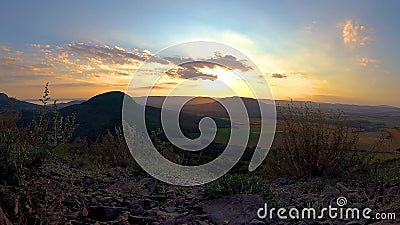 Sunset time lapse footage near lake Balaton of Hungary stock video footage Sunset time lapse footage near lake Balaton of Hungary stock video footage