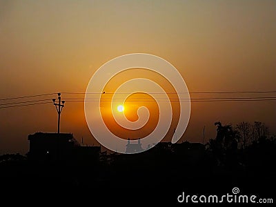 Sunset view Stock Photo