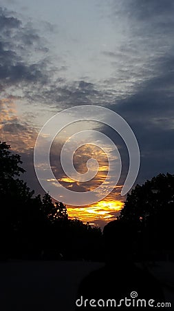 Sunset Stock Photo