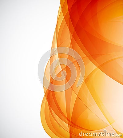 Sunshine orange background Vector Illustration