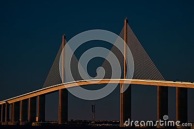 Sunshine Skyway Bridge Stock Photo