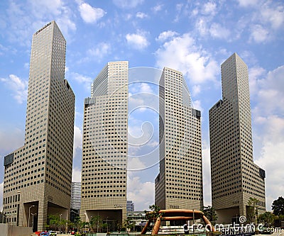 Suntec City, Singapore Editorial Stock Photo