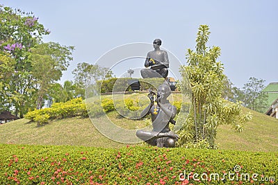 Sunthorn Phu memorial Editorial Stock Photo