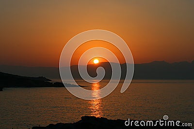 Sunup in sarti Stock Photo