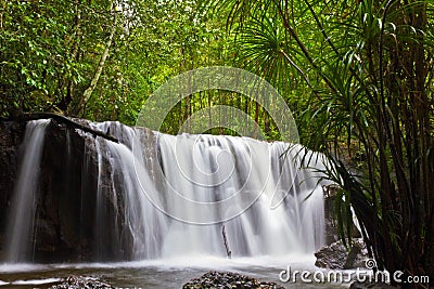 Suoi Tranh waterfall in Phu Quoc, Stock Photo