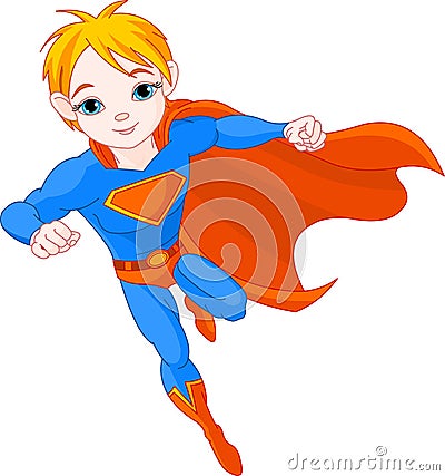 Super Boy Vector Illustration