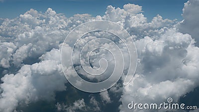 Super clouds and sky in nature Stock Photo