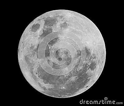 Super full moon Stock Photo