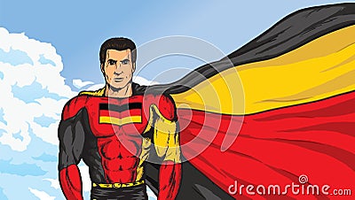 A Super German Vector Illustration