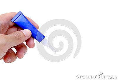 Super glue Stock Photo