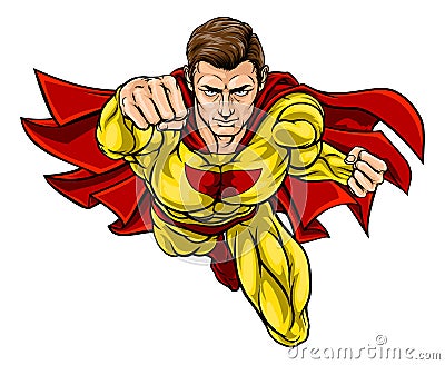 Super Hero Vector Illustration