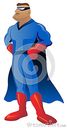 Super Hero Illustration Cartoon Illustration