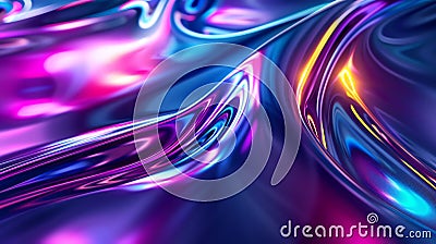 super macro shape organic wallpaper glossy plastic Cartoon Illustration