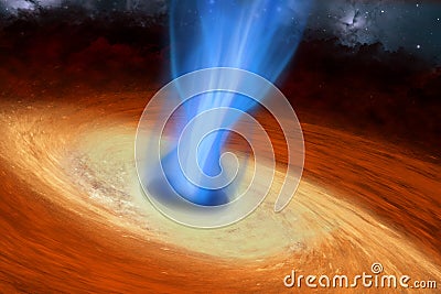 Super Massive Black Hole Stock Photo