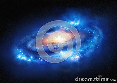 Super Massive Galaxy Stock Photo