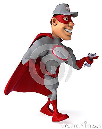 Super mechanic Stock Photo