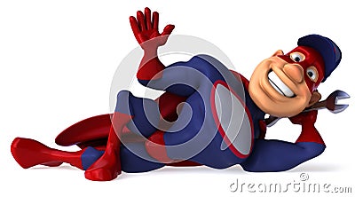 Super mechanic Stock Photo