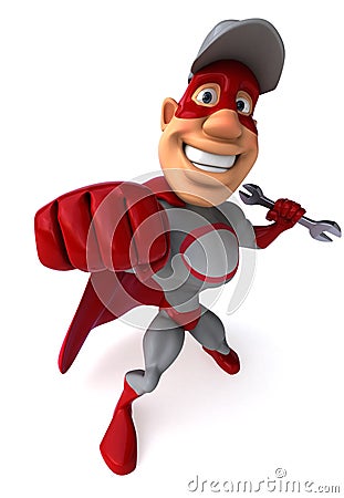 Super mechanic Stock Photo