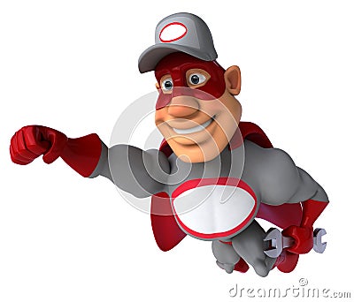 Super mechanic Stock Photo