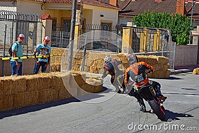 Super Motard Racing Editorial Stock Photo