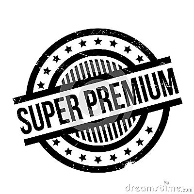 Super Premium rubber stamp Stock Photo