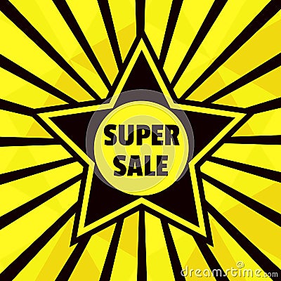 Super sale Concept Vector Illustration