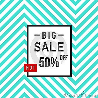 Super Sale modern banner in the Memphis style. Template Sale. Big Sale. Special offer. Vector Illustration