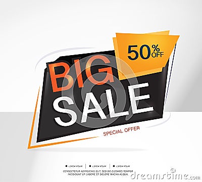 Super Sale and special offer. 50% off. Vector illustration.Theme color. Vector Illustration