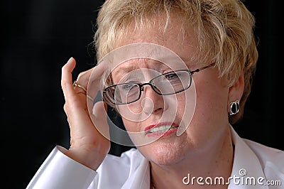 Super stressed out Stock Photo