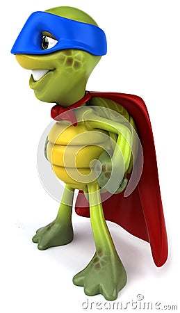 Super turtle Stock Photo