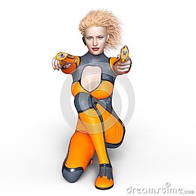 Super woman Stock Photo