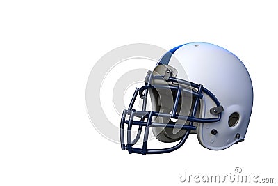 Superbowl Helmet in front of blured background Stock Photo