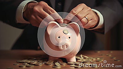 Supercharging Your Savings: Advanced Strategies with a Piggy Bank Stock Photo