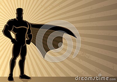 Superhero Background Vector Illustration