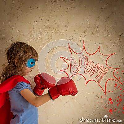 Superhero Stock Photo