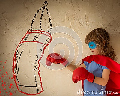 Superhero Stock Photo