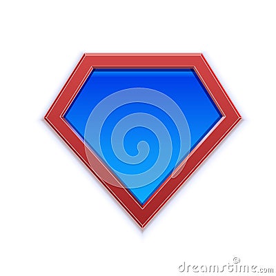 Superhero logo or icon template for web design or print in vector. Badge super powers for clothes. Vector Illustration