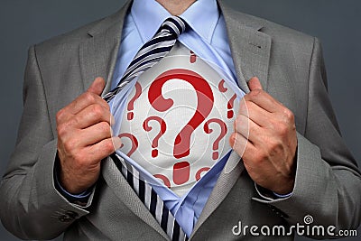 Superhero recruitment Stock Photo