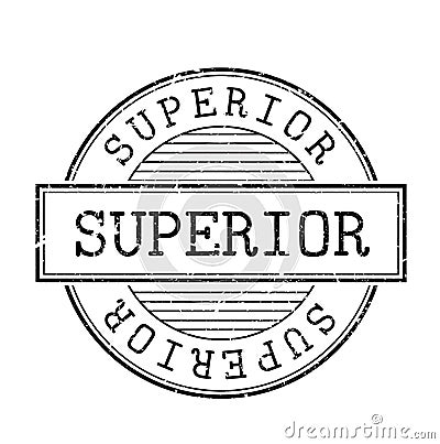 Superior rubber stamp Vector Illustration