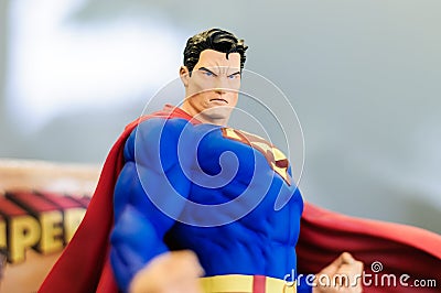 Superman Iconic Figurine Editorial Stock Photo