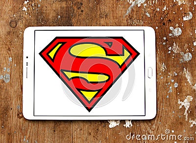 Superman logo Editorial Stock Photo