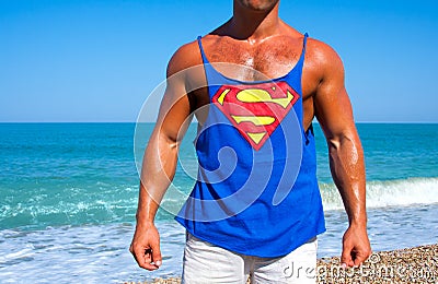 Superman Editorial Stock Photo