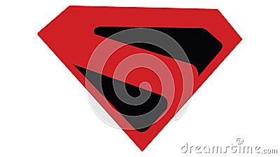 Superman S symbol from Kingdom Come Editorial Stock Photo